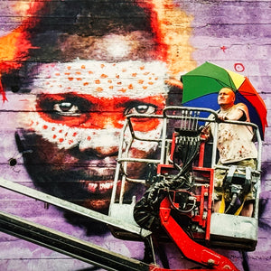 DALE GRIMSHAW 'Double Portrait' (2016) Framed Artist Show Card - Signari Gallery 