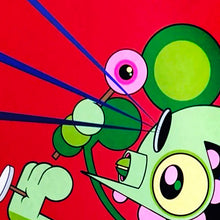 Load image into Gallery viewer, DALEK 'Marching to Oblivion' (2024) Space Monkey Screen Print (Wild Cherry)