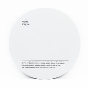 DAMIEN HIRST 'Beautiful, Childish, Expressive...' (2011) Framed Rare Original Spin Painting Card - Signari Gallery 
