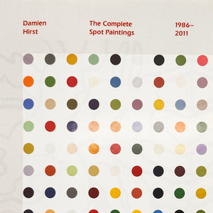 DAMIEN HIRST 'The Complete Spot Paintings' (2012) Framed Original Exhibit Advertisement - Signari Gallery 