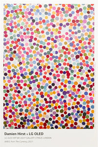 DAMIEN HIRST x Light Gallery 'The Currency: LG OLED #3' (2023) Original (framed) Show Card