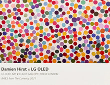 Load image into Gallery viewer, DAMIEN HIRST x Light Gallery &#39;The Currency: LG OLED #3&#39; (2023) Original (framed) Show Card