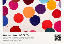 Load image into Gallery viewer, DAMIEN HIRST x Light Gallery &#39;The Currency: LG OLED #3&#39; (2023) Original (framed) Show Card