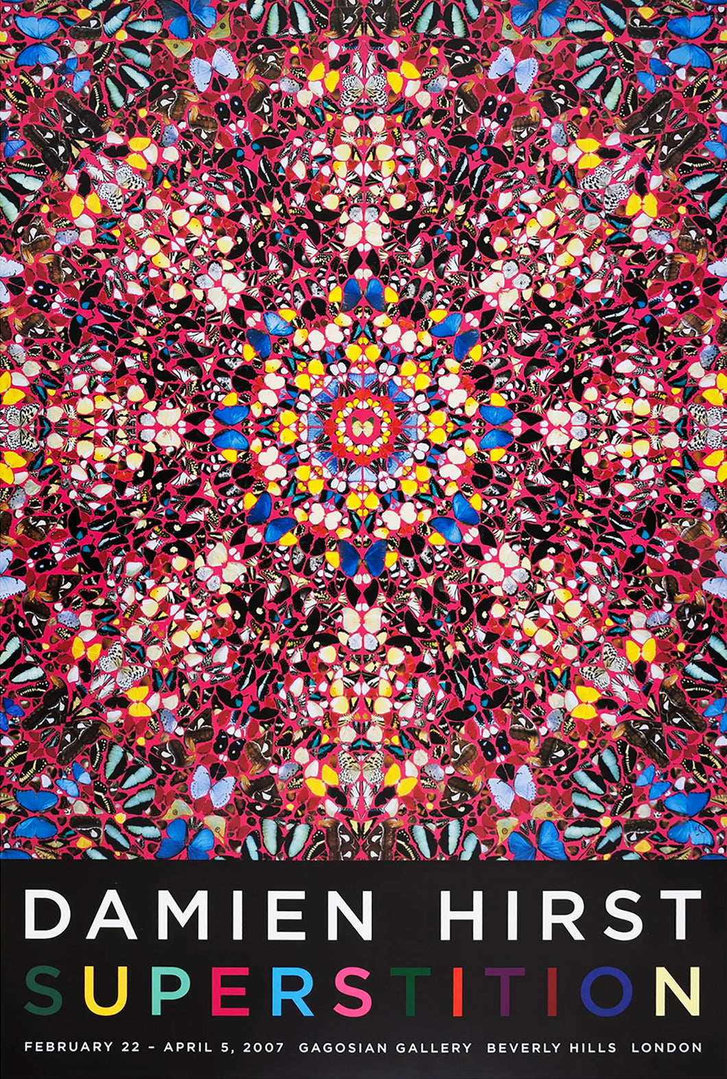 DAMIEN HIRST 'Homage to a Government—The Dwelling Place' (2007) Original Exhibit Poster