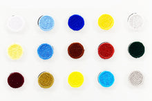 Load image into Gallery viewer, DAMIEN HIRST &#39;Iron-On Spots&#39; Framed Embroidered Colorful Dots - Signari Gallery 