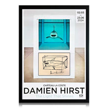 Load image into Gallery viewer, DAMIEN HIRST &#39;The Lite that Shines&#39; (2024) Rare Hand-Drawn Custom Framed Sketch + Lithograph