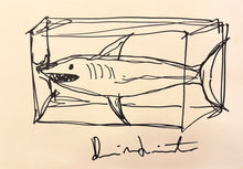 Load image into Gallery viewer, DAMIEN HIRST &#39;The Lite that Shines&#39; (2024) Rare Hand-Drawn Custom Framed Sketch + Lithograph