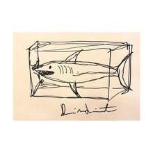 Load image into Gallery viewer, DAMIEN HIRST &#39;The Lite that Shines&#39; (2024) Rare Hand-Drawn Custom Framed Sketch + Lithograph