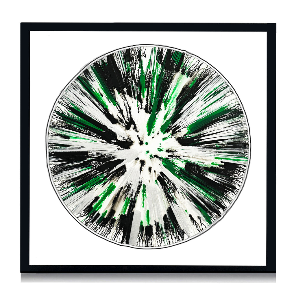 DAMIEN HIRST 'Spin Series: Circle' (2009) HAND-SIGNED Custom Framed Original on Paper - Signari Gallery 