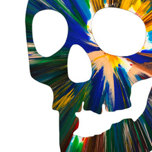 Load image into Gallery viewer, DAMIEN HIRST 'Spin Series: Skull' (2009) Custom Framed Original Acrylic on Paper - Signari Gallery 