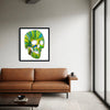 DAMIEN HIRST 'Spin Series: Skull' (2009) Custom Framed Original Acrylic on Paper