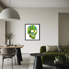 Load image into Gallery viewer, DAMIEN HIRST &#39;Spin Series: Skull&#39; (2009) Custom Framed Original Acrylic on Paper
