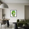 DAMIEN HIRST 'Spin Series: Skull' (2009) Custom Framed Original Acrylic on Paper