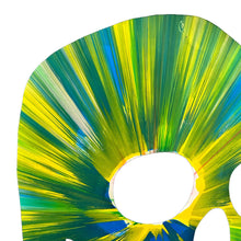 Load image into Gallery viewer, DAMIEN HIRST &#39;Spin Series: Skull&#39; (2009) Custom Framed Original Acrylic on Paper