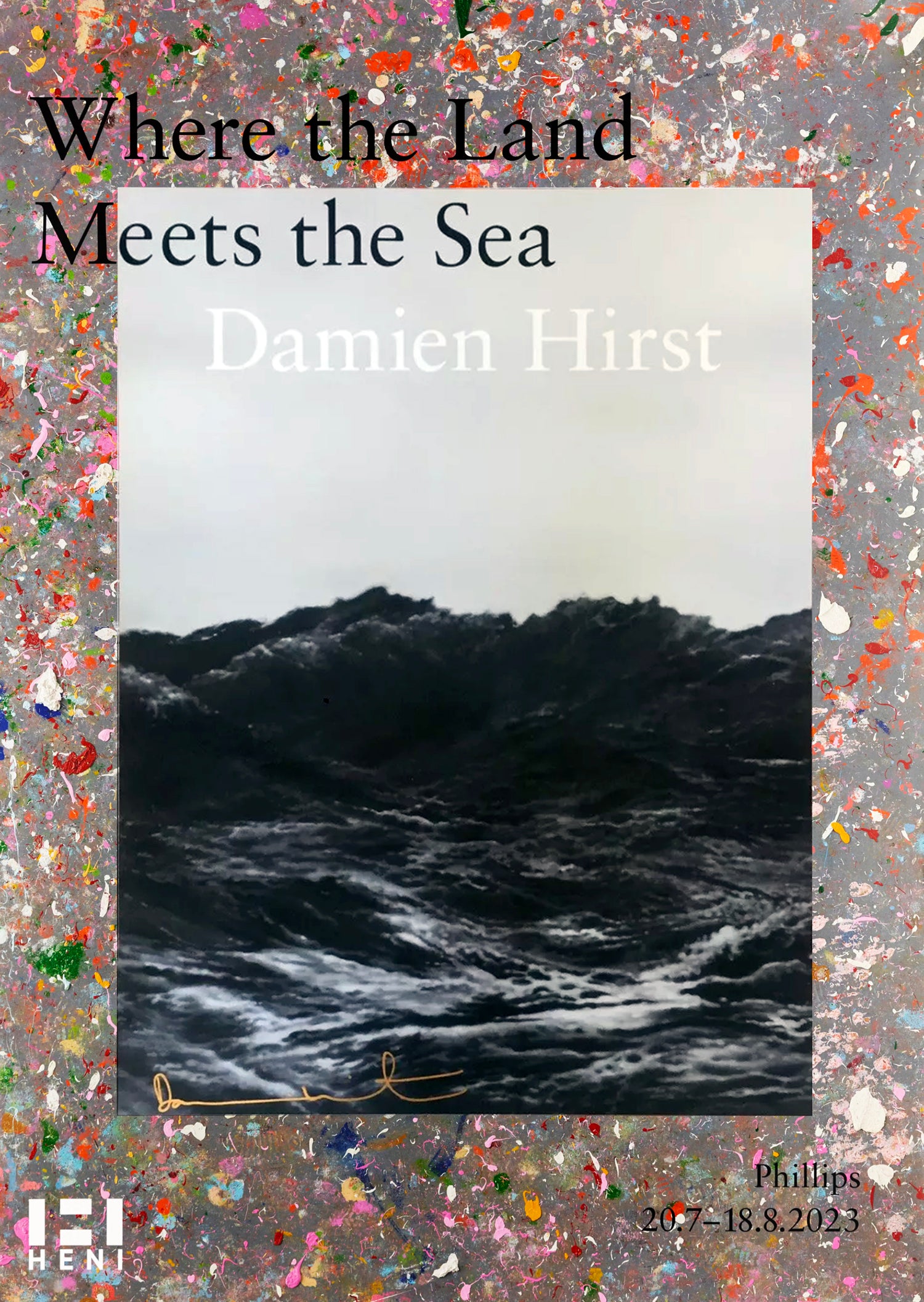 DamienHirst/WheretheLandMeetstheSeaダミアン DAMIEN HIRST 'Where the Land Meets the Sea' (2024) Hand-Signed Lithogr