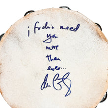 Load image into Gallery viewer, THE DAN BAND 'Total Eclipse of the Heart' (2009) Hand-Signed/Stage-Used Tambourine w/Quote