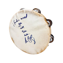 Load image into Gallery viewer, THE DAN BAND 'Total Eclipse of the Heart' (2009) Hand-Signed/Stage-Used Tambourine w/Quote