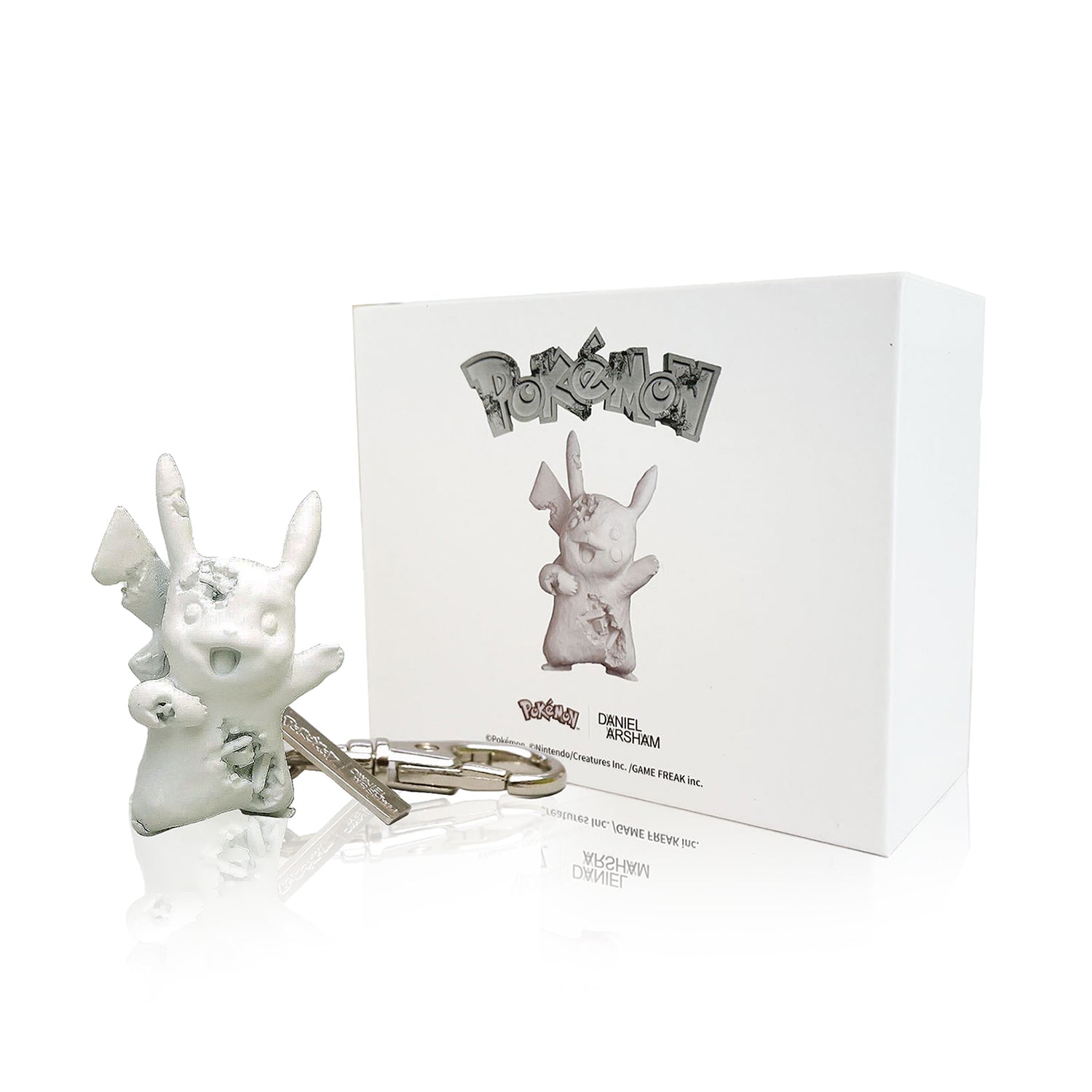 【✨世界500体限定✨】 ホワイト Daniel Arsham Pokémon DanielArsham-Pikachu_key_-
