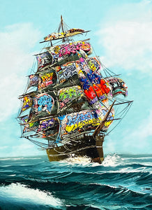 DAVE POLLOT 'Oil and Water 2022' Giclée Print - Signari Gallery 