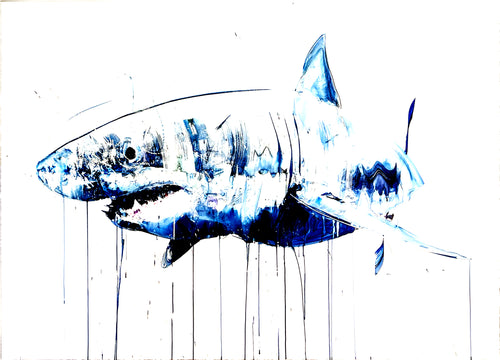 DAVE WHITE 'Great White' (2022) RARE Giclée Print - Signari Gallery 
