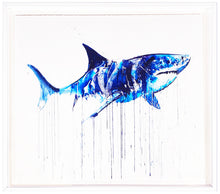 Load image into Gallery viewer, DAVE WHITE &#39;Great White I&#39; (2013) Custom Framed Giclée + Silkscreen Print - Signari Gallery 