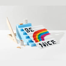 Load image into Gallery viewer, DAVID SHRIGLEY &#39;Be Kind&#39; (2017) Digitally Printed Tea Towel