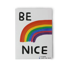Load image into Gallery viewer, DAVID SHRIGLEY &#39;Be Kind&#39; (2017) Digitally Printed Tea Towel