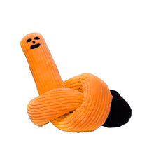 Load image into Gallery viewer, DAVID SHRIGLEY &#39;Friendly Door Snake&#39; (2017) Cordoroy Door-Draft Plush (orange)