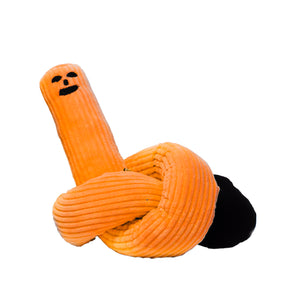 DAVID SHRIGLEY 'Friendly Door Snake' (2017) Cordoroy Door-Draft Plush (orange)