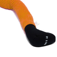 Load image into Gallery viewer, DAVID SHRIGLEY &#39;Friendly Door Snake&#39; (2017) Cordoroy Door-Draft Plush (orange)