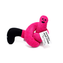 Load image into Gallery viewer, DAVID SHRIGLEY &#39;Friendly Door Snake&#39; (2017) Cordoroy Door-Draft Plush (pink)