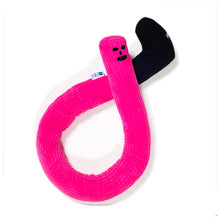 Load image into Gallery viewer, DAVID SHRIGLEY &#39;Friendly Door Snake&#39; (2017) Cordoroy Door-Draft Plush (pink)