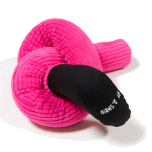 Load image into Gallery viewer, DAVID SHRIGLEY &#39;Friendly Door Snake&#39; (2017) Cordoroy Door-Draft Plush (pink)