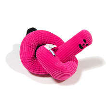 Load image into Gallery viewer, DAVID SHRIGLEY &#39;Friendly Door Snake&#39; (2017) Cordoroy Door-Draft Plush (pink)