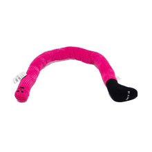 Load image into Gallery viewer, DAVID SHRIGLEY &#39;Friendly Door Snake&#39; (2017) Cordoroy Door-Draft Plush (pink)