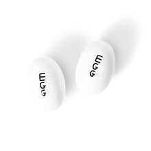 Load image into Gallery viewer, DAVID SHRIGLEY &#39;Egg-Shaped Maracas&#39; (2018) Hand-Painted Wood Shakers