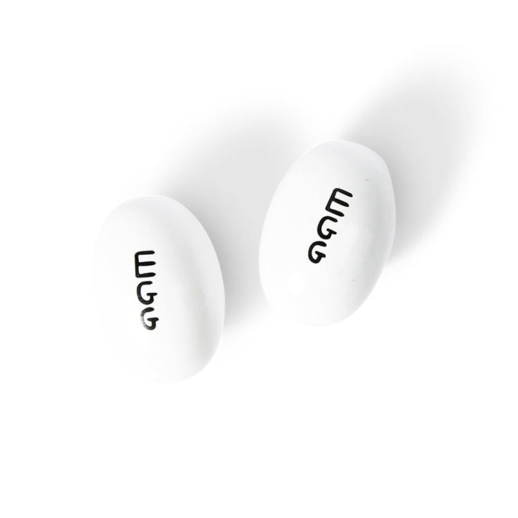 DAVID SHRIGLEY 'Egg-Shaped Maracas' (2018) Hand-Painted Wood Shakers