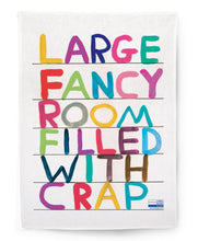 Load image into Gallery viewer, DAVID SHRIGLEY &#39;Fancy Room...&#39; (2020) Digitally Printed Tea Towel