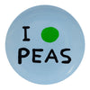 DAVID SHRIGLEY 'I Peas' (2021) Melamine Dinner Plate - Signari Gallery 