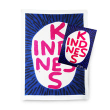 Load image into Gallery viewer, DAVID SHRIGLEY &#39;Kindness&#39; (2019) Digitally Printed Tea Towel