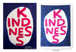 DAVID SHRIGLEY 'Kindness' (2019) Digitally Printed Tea Towel - Signari Gallery 