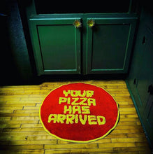 Load image into Gallery viewer, DAVID SHRIGLEY &#39;Your Pizza Has Arrived&#39; (2020) Floor Rug/Mat