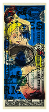 Load image into Gallery viewer, DEATH NYC &#39;Cinderella!&#39; Screen Print on Currency - Signari Gallery 