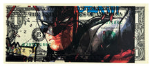 Load image into Gallery viewer, DEATH NYC &#39;Haring Batman&#39; Screen Print on Currency - Signari Gallery 
