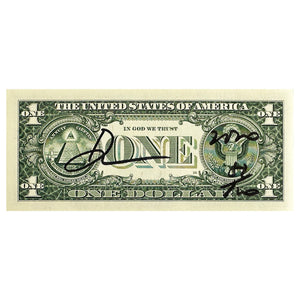 DEATH NYC 'Haring Batman' Screen Print on Currency - Signari Gallery 