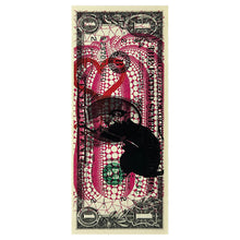 Load image into Gallery viewer, DEATH NYC &#39;Kusama Rat&#39; Screen Print on Currency - Signari Gallery 