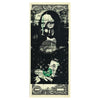 DEATH NYC 'Mona Lisa Gas Mask' Screen Print on Currency - Signari Gallery 