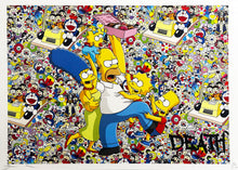 Load image into Gallery viewer, DEATH NYC &#39;The Simpsons x Doraemon&#39; Lithograph Print - Signari Gallery 