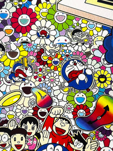 DEATH NYC 'The Simpsons x Doraemon' Lithograph Print - Signari Gallery 