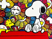 Load image into Gallery viewer, DEATH NYC &#39;Snoopy Flowers&#39; Lithograph Print - Signari Gallery 